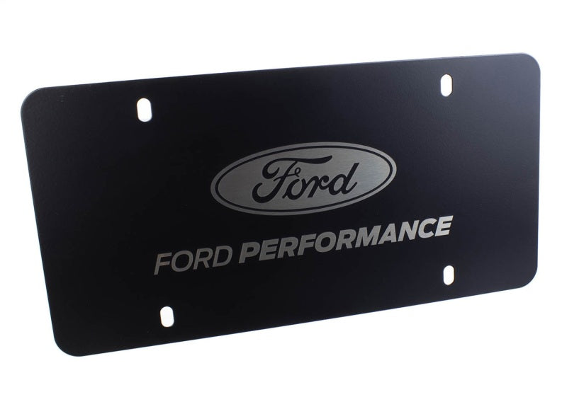 Ford Racing Black Stainless Steel Marque Plate M-1828-LB M-1828-LB Photo - Unmounted