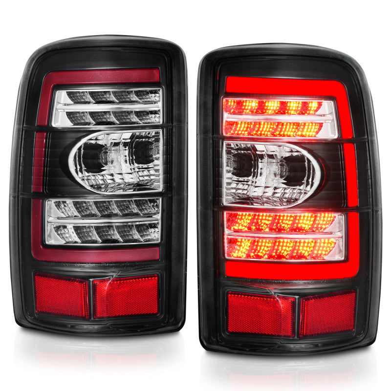 ANZO 2000-2006 Chevrolet Tahoe LED Tail Lights w/ Clear Lens Black Housing 311362 311362 Photo - Unmounted