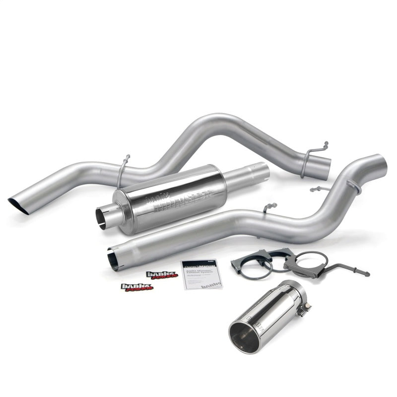 Banks Power 06-07 Chevy 6.6L ECLB Monster Exhaust System - SS Single Exhaust w/ Chrome Tip 48940 48940 Photo - Primary