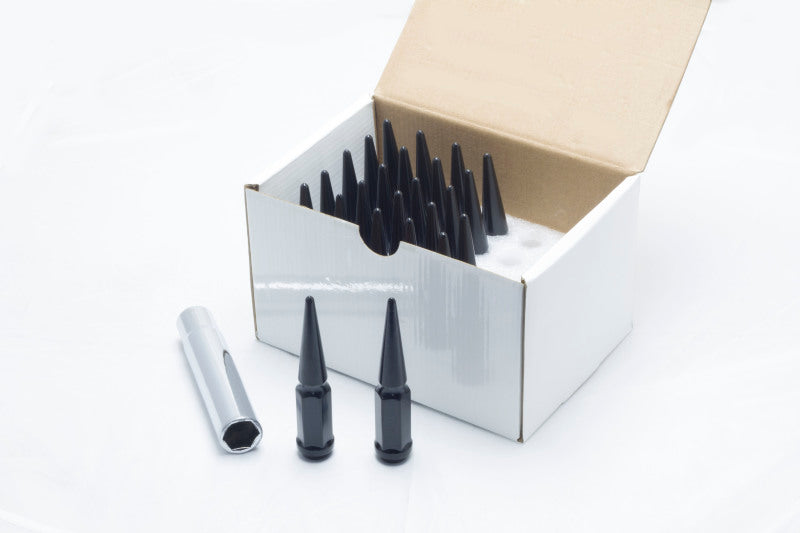 Wheel Mate Spiked Lug Nuts Set of 24 - Black 14x1.50 35421P 35421P Photo - Primary