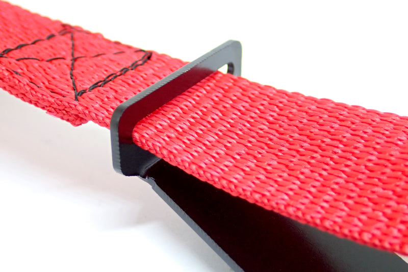 BuiltRight Industries 09-20 Ford F-150/Raptor (09-14 SuperCrew Only) Rear Seat Release - Red Strap 100113 100113 Photo - Primary