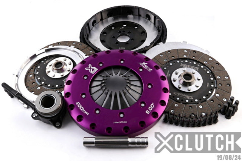 XCLUTCH 05-06 Audi A3 Sportback 2.0L 9in Twin Solid Organic Clutch Kit XKVW23696-2G XKVW23696-2G Photo - Primary