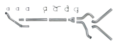 Diamond Eye Performance Diamond Eye KIT 4in TB MFLR RPLCMENT PIPEDUALALUM94-97 5 7 3L F250/F350 PWRSTROKE NFS K4308A-RP K4308A-RP Photo - Primary