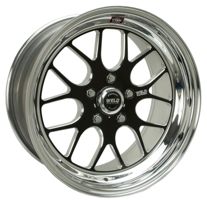 Weld S77 18x9 / 5x4.5 BP / 5.7in. BS Black Wheel (Low Pad) - Non-Beadlock 77LB8090A57A 77LB8090A57A Photo - Primary