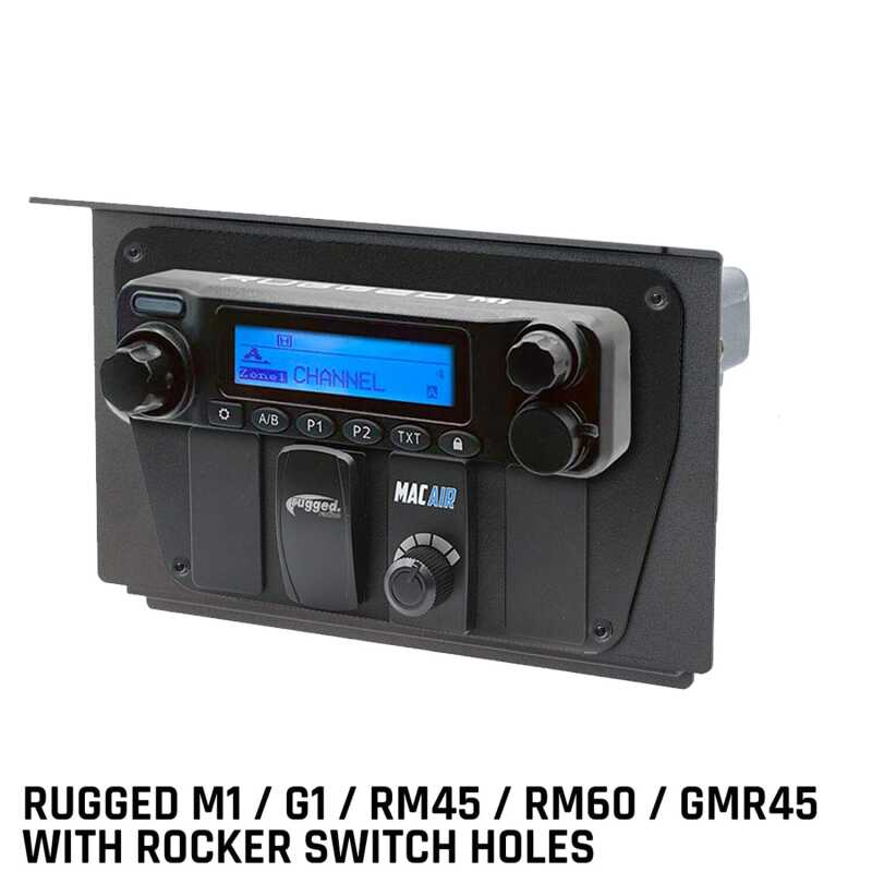 Rugged Radios Polaris XP1 Mount Kit - M1 / G1 / RM60 / GMR45 - Rugged GMR25 MT-XP1-MM-GMR25 MT-XP1-MM-GMR25 Photo - Primary