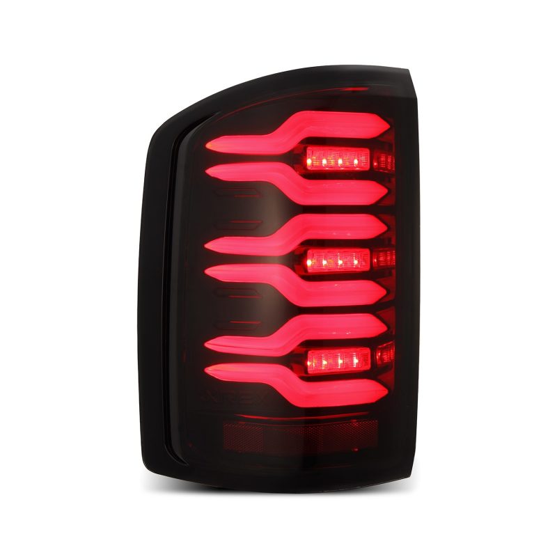 AlphaRex 14-18 GMC Sierra 1500/2500HD/3500HD LUXX-Series LED Tail Lights Blk/Red w/Actv Lgt Seq. Sig 630050 630050 User 2