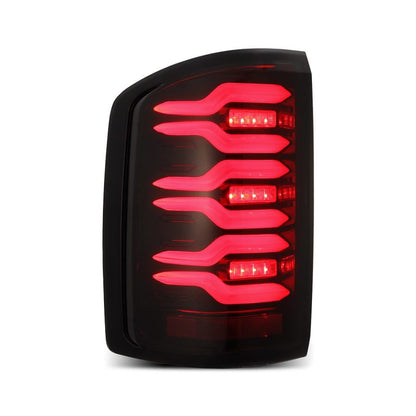 AlphaRex 14-18 GMC Sierra 1500/2500HD/3500HD LUXX-Series LED Tail Lights Blk/Red w/Actv Lgt Seq. Sig 630050 630050 User 2