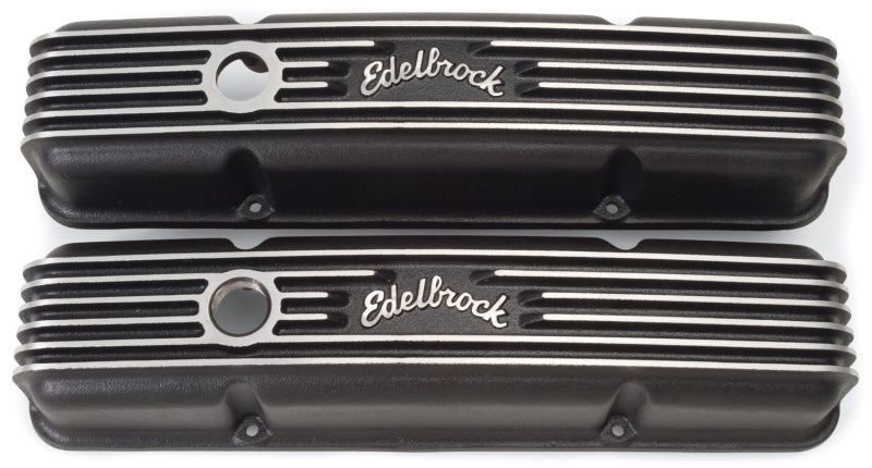 Edelbrock Valve Cover, Classic Series, Chevrolet, 1959-1986 262-400 CID V8 41443 Photo - Primary