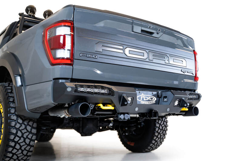 Addictive Desert Designs 21-22 Ford Raptor HoneyBadger Rear Bumper R210151430103 R210151430103 Photo - Primary