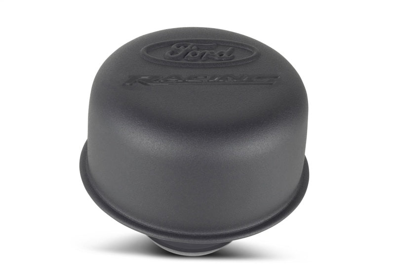 Ford Racing Black Crinkle Finish Breather Cap w/ Ford Racing Logo - Twist Type 302-216 302-216 Photo - Primary