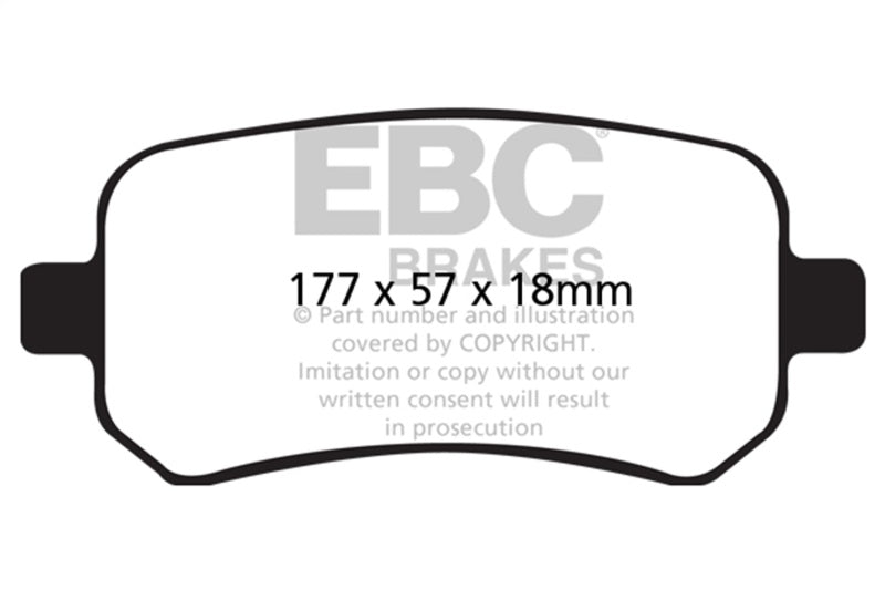 EBC Disc Brake Pad Set DP61695 Photo - Primary