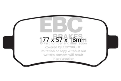 EBC Disc Brake Pad Set DP61695 Photo - Primary