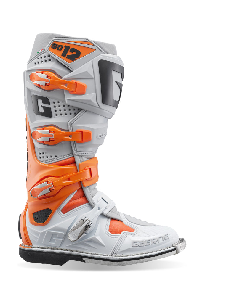 Gaerne SG12 Boot Orange/Grey/White Size - 7 2174-083-7