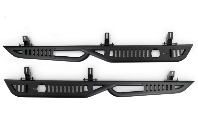 DV8 Offroad 07-18 Jeep Wrangler JK (4 Door Only) OE Plus Side Steps SRJK-08 SRJK-08 Photo - Unmounted