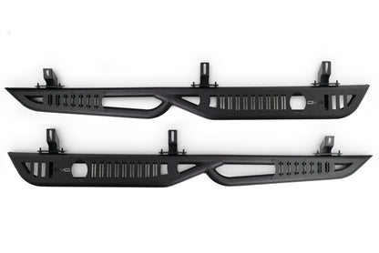 DV8 Offroad 07-18 Jeep Wrangler JK (4 Door Only) OE Plus Side Steps SRJK-08 SRJK-08 Photo - Unmounted