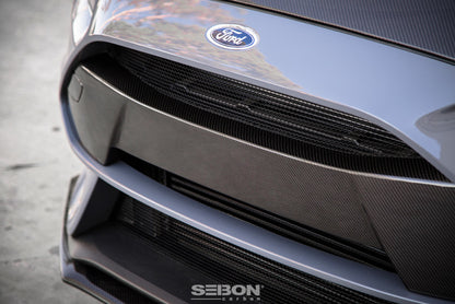 Seibon 16+ Ford Focus RS Carbon Fiber Front Bumper Garnish FBG16FDFO FBG16FDFO Photo - Primary