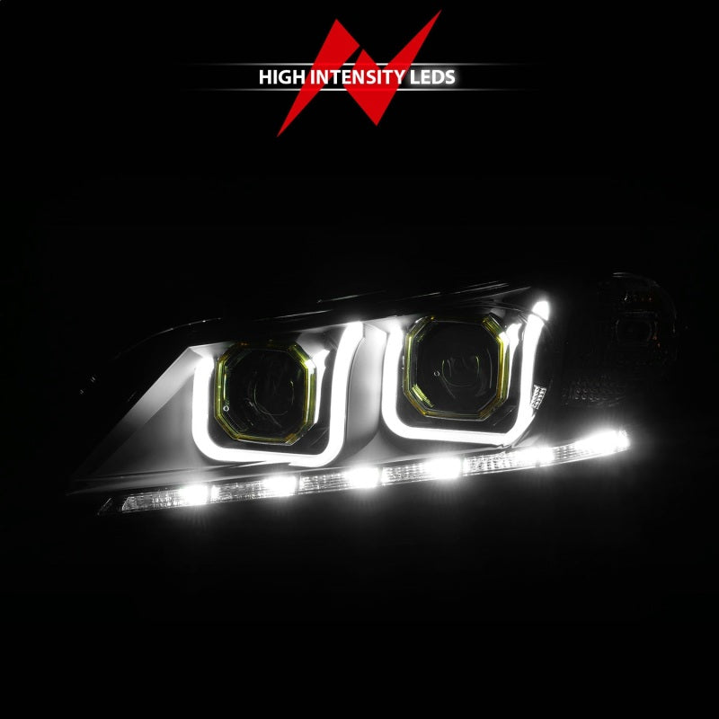 Anzo 2013-2015 Honda Accord Projector Headlights w/ U-Bar Black 121492 Photo - Unmounted