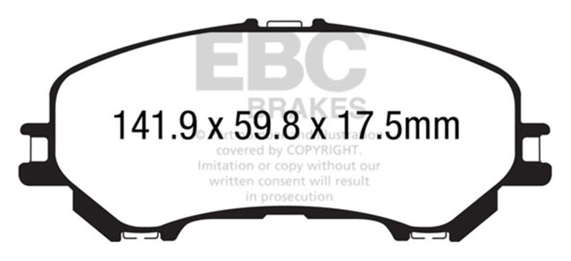 EBC Disc Brake Pad Set UD1737 Photo - Primary