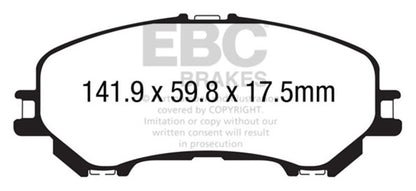 EBC Disc Brake Pad Set UD1737 Photo - Primary