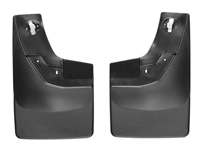 WeatherTech 14+ Chevrolet Silverado No Drill Mudflaps - Black 120035 Photo - Primary
