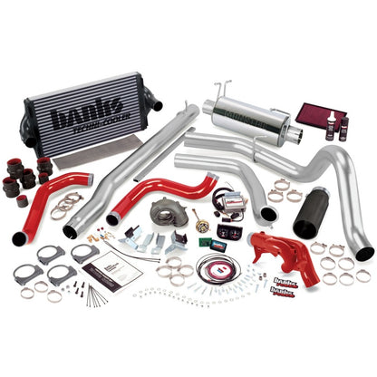 Banks Power 99 Ford 7.3L F250/350 Auto PowerPack System - SS Single Exhaust w/ Black Tip 47526-B 47526-B Photo - Primary