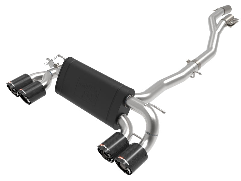 aFe MACHForce XP Exhausts Cat-Back SS 19-21 BMW M2 Competition L6-3.0L w/Carbon Fiber Tips 49-36350-C 49-36350-C Photo - Primary