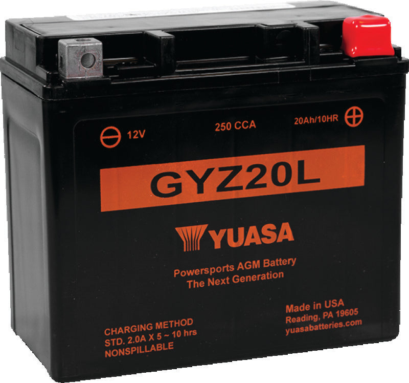 Yuasa Battery Yuasa Gyz20L Yuasa Battery YUAM720GZ YUAM720GZ Photo - Primary