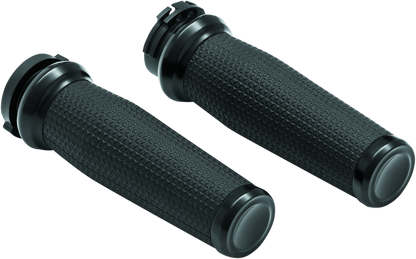 Kuryakyn Thresher Grips Cbl Blk 5941 5941 Photo - Primary