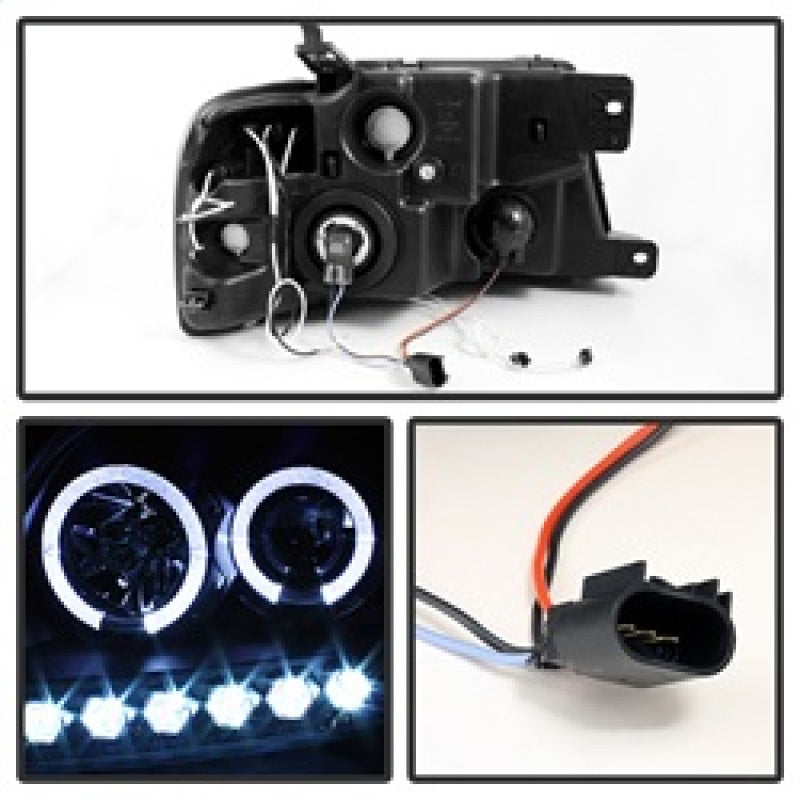 Spyder Ford F150 04-08 Projector Headlights V 2 CCFL Halo LED Blk Smke PRO-YD-FF15004-CCFL-G2-BSM 5078834 5078834 Photo - Unmounted