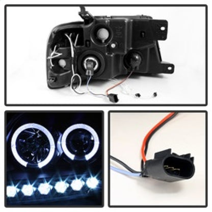Spyder Ford F150 04-08 Projector Headlights V 2 CCFL Halo LED Blk Smke PRO-YD-FF15004-CCFL-G2-BSM 5078834 5078834 Photo - Unmounted