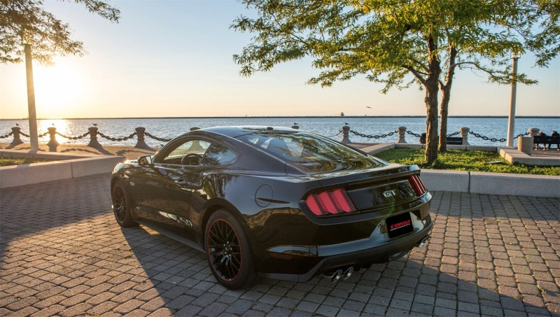 Corsa Performance 15-16 Ford Mustang GT 5.0 3in Cat Back Exhaust Polish Quad Tips 14337 Photo - Mounted