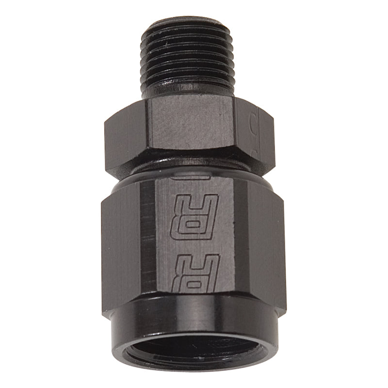 Russell #4 AN Female Swivel To 1/8" NPT Male Straight - Black 614202 Photo - Primary