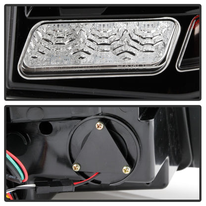 Spyder 10-12 Ford Mustang - Light Bar Seq. Turn Signal LED Tail Lights - Black - ALT-YD-FM10-LED-BK 5085108 5085108 Photo - Unmounted