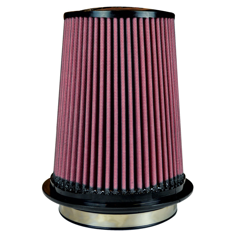 Injen Oiled Air Filter 5.0in Flange ID / 7.0in Twist Lock Base / 7.9in Media Height / 5.0in Top X-1107-BR X-1107-BR Photo - Primary