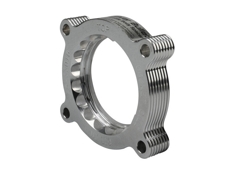 aFe 11-14 Ford Mustang/ 11-14 Ford F-150 V6 3.7L Silver Bullet Throttle Body Spacer - Silver 46-33016 46-33016 Photo - Unmounted