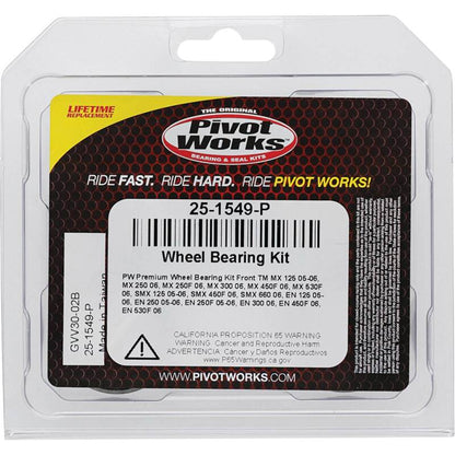 Pivot Works TM Wheel Bearing Kit Premium Bearings 25-1549-P 25-1549-P Photo - Primary