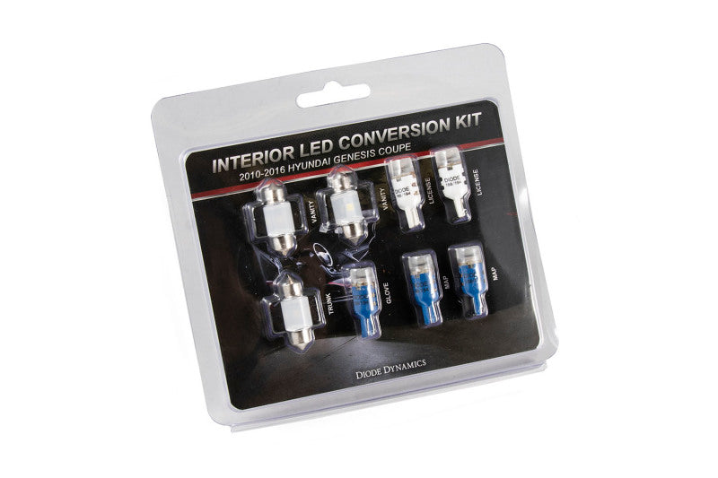 Diode Dynamics 10-16 Hyundai Genesis Coupe Interior Kit Stage 2 - Blue DD0269 DD0269 Photo - Primary