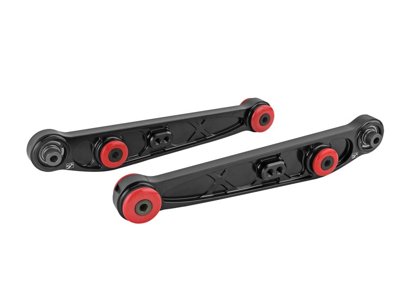 Skunk2 Black Alpha Series Rear Lower Control Arm Set Honda/Acura EG/DC 542-05-1195 Photo - Unmounted
