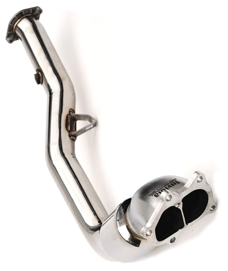 Invidia 02-07 Subaru Impreza WRX/STI High Flow Catted Downpipe w/ Extra 02 Bung HS05SW1DOC