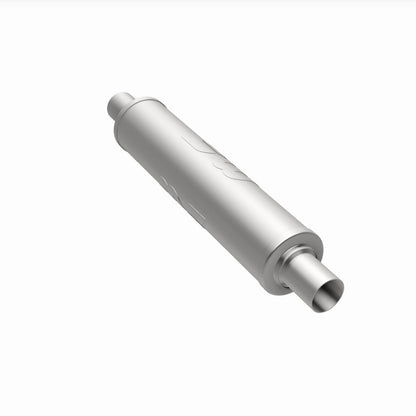 MagnaFlow 4" Round Center/Center Straight Through Performance Muffler 10424 360 Degree Image Set