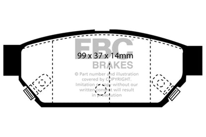 EBC Disc Brake Pad Set UD596 Photo - Primary