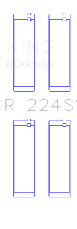 King Engine Bearings King BMW S65B40A / S85B50A (Size +0.5mm) Connecting Rod Bearing Set CR224SV0.5 CR224SV0.5 Photo - Primary
