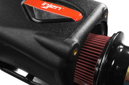 Injen 2018+ Jeep Wrangler JL V6-3.6L Wrinkle Black Oiled Power-Flow Air Intake System PF5005WBC PF5005WBC Photo - Unmounted