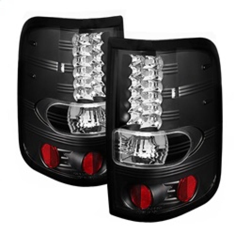 Spyder Ford F150 Styleside 04-08 (Not Fit Heritage & SVT)LED Tail Lights Black ALT-YD-FF15004-LED-BK 5003249 5003249 Photo - Primary