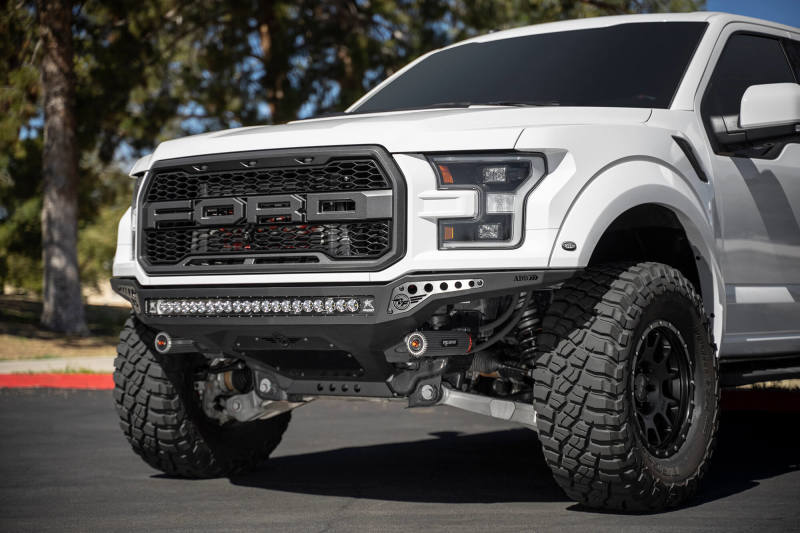 Addictive Desert Designs 17-20 Ford F-150 Raptor Rock Fighter Frame Cut Front Bumper F114922770103 F114922770103 Photo - Primary