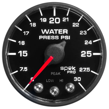 Autometer Spek-Pro - Nascar 2-1/16in Water Press 0- 30 psi Bfb P550328-N1 P550328-N1 User 1