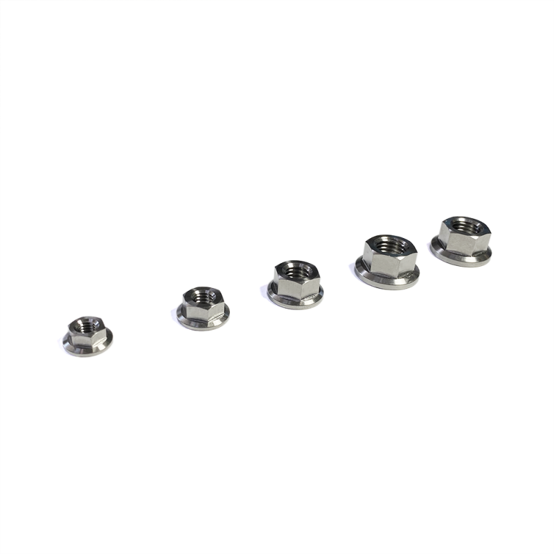 Ticon Industries Titanium Nut Flanged M5x.8TP 8mm 6pt Head 126-10312-0110 126-10312-0110 User 1