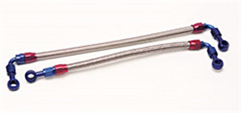 Russell Pre-Fit SS Braided Fuel Hose Kit - 92-95 Honda Civic EX/99-00 Civic Si 641120 Photo - Primary