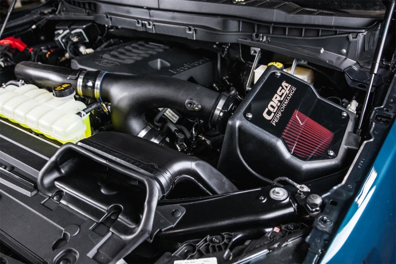 CORSA Performance Corsa 21-22 Ford F-150 3.5L Turbo Air Intake Dry Filter 49135D 49135D Photo - Mounted