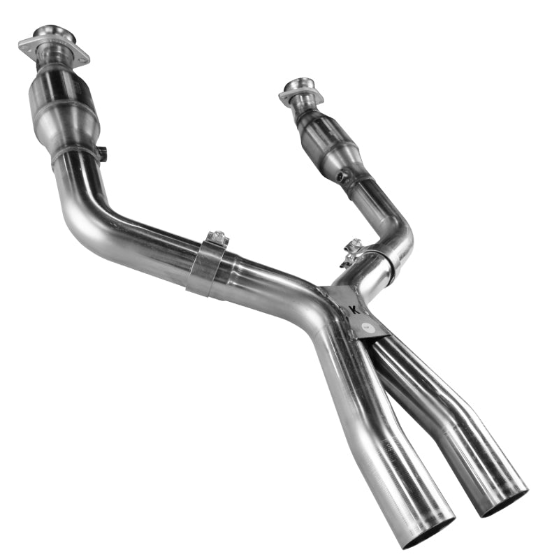 Kooks 05-10 Ford Mustang GT 2 1/2 in. x 2 1/2 in. OEM Exhaust Green Catted 11313300 Photo - Close Up